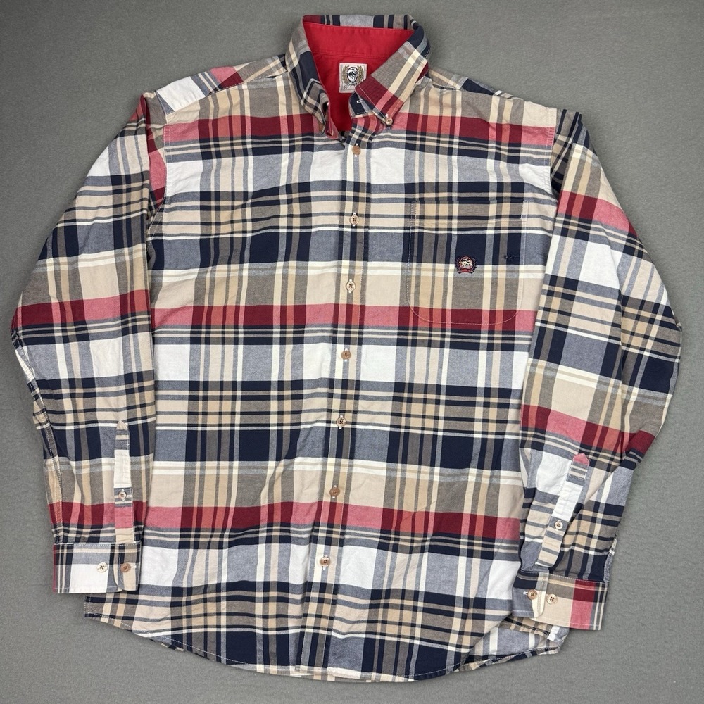Cinch Shirt Mens XL Red Plaid Button Down Long Sleeve Western Cowboy Casual